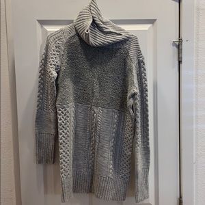 Banana Republic turtleneck ribbed sweater